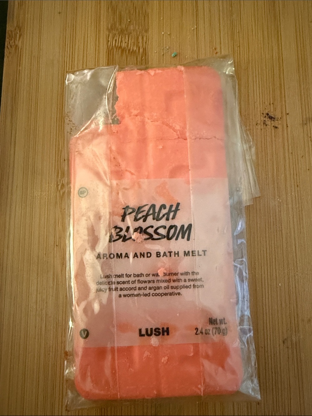 Lush Cosmetics Peach Blossom Aroma Bath Melt